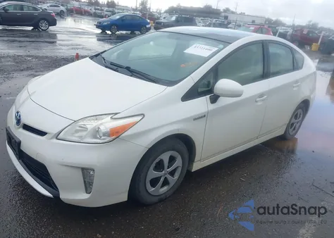 2012 Toyota Prius Three from USA, damaged, VIN JTDKN3DU3C5427866